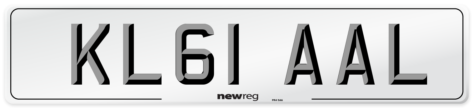 KL61 AAL Number Plate from New Reg